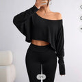 Women Off Shoulder Long Sleeve Top