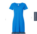 Jersey V Neck Dress