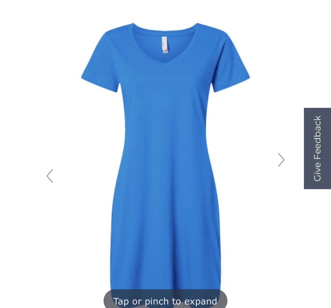 Jersey V Neck Dress